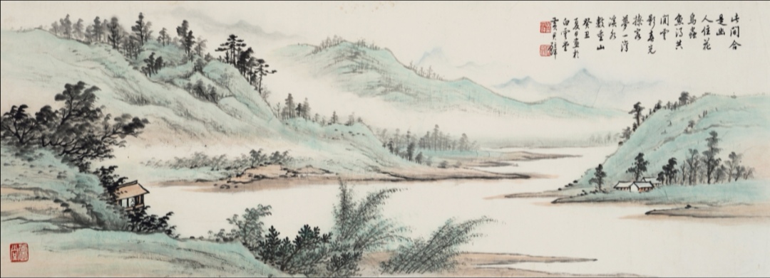 黄君璧“云水法”山水画精品欣赏