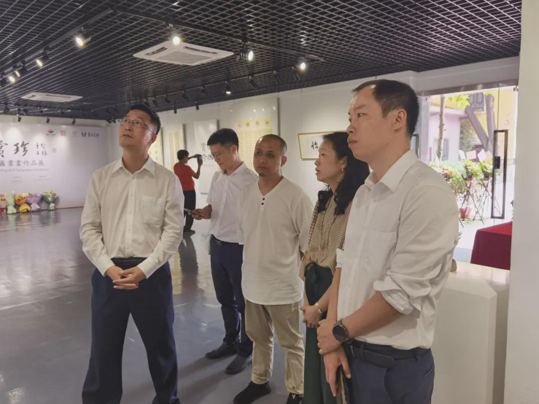 钟丽珍、张健仪书画作品展在黄连画家艺术村成功举行