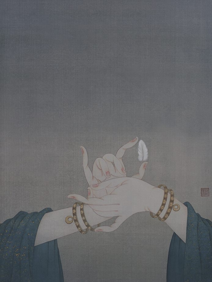 钟丽珍、张健仪书画作品展在黄连画家艺术村成功举行