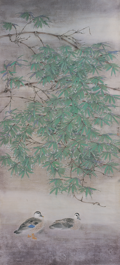 钟丽珍、张健仪书画作品展在黄连画家艺术村成功举行