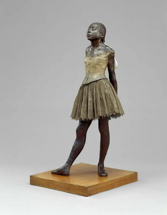  《十四岁的小舞者》，约1878-1881年，埃德加·德加。National Gallery of Art