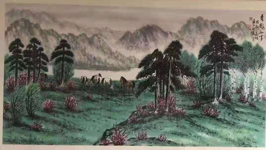 著名蒙古族书画家思勤高娃受邀参加第55回韩国国际文化美术大展
