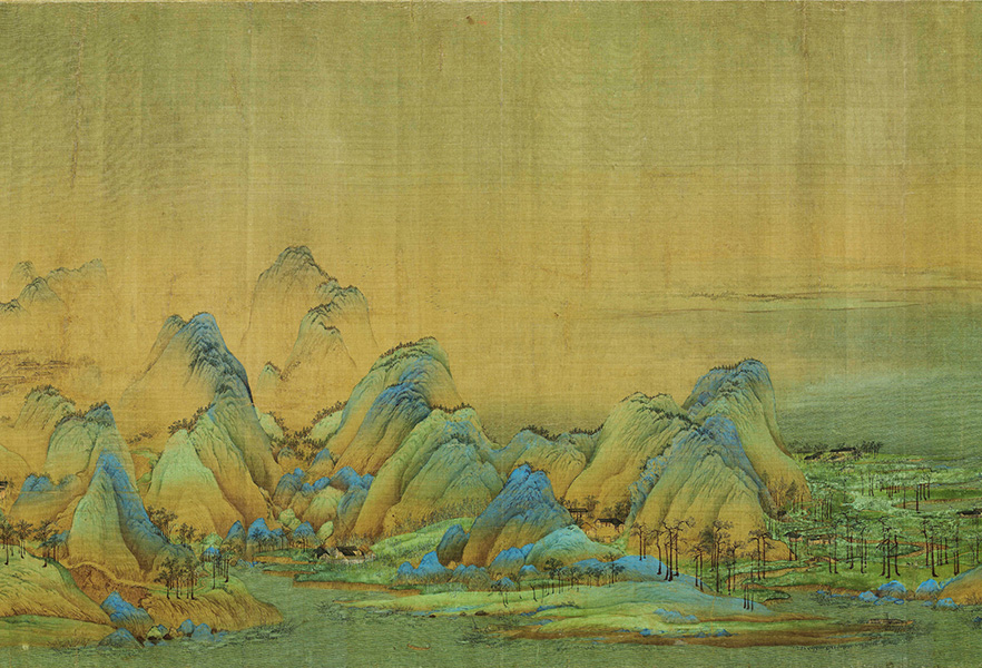 北宋 王希孟《千里江山图》局部08