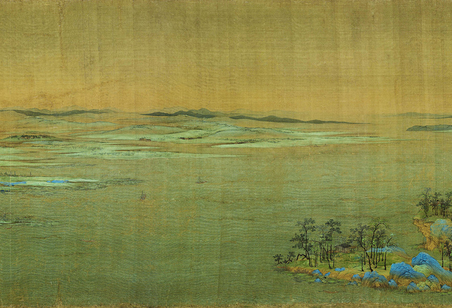 北宋 王希孟《千里江山图》局部15