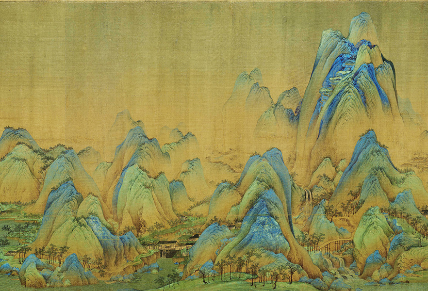 北宋 王希孟《千里江山图》局部07