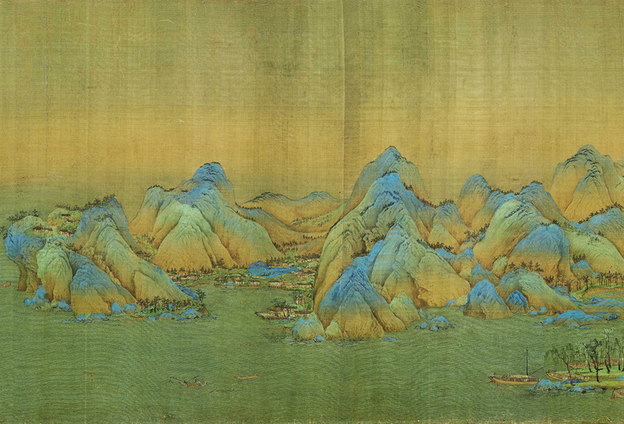 北宋 王希孟《千里江山图》局部10