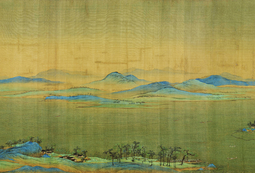 北宋 王希孟《千里江山图》局部03