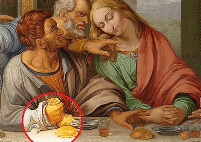 《最后的晚餐》有十四双手 是失误还是设计？