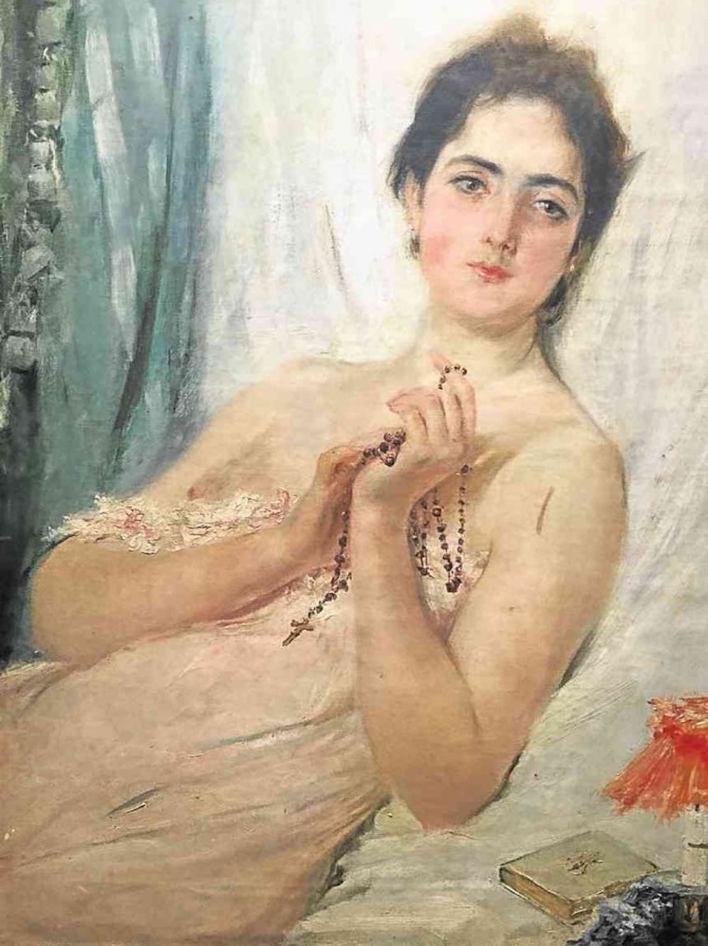 《妻子Paz Pardo de Tavera肖像》，胡安·卢纳