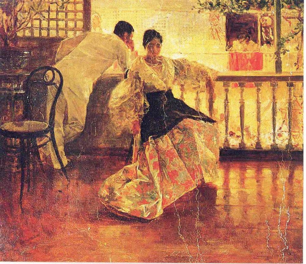 《闷闷不乐》，胡安·卢纳，1895年，Rosalinda Orosa藏