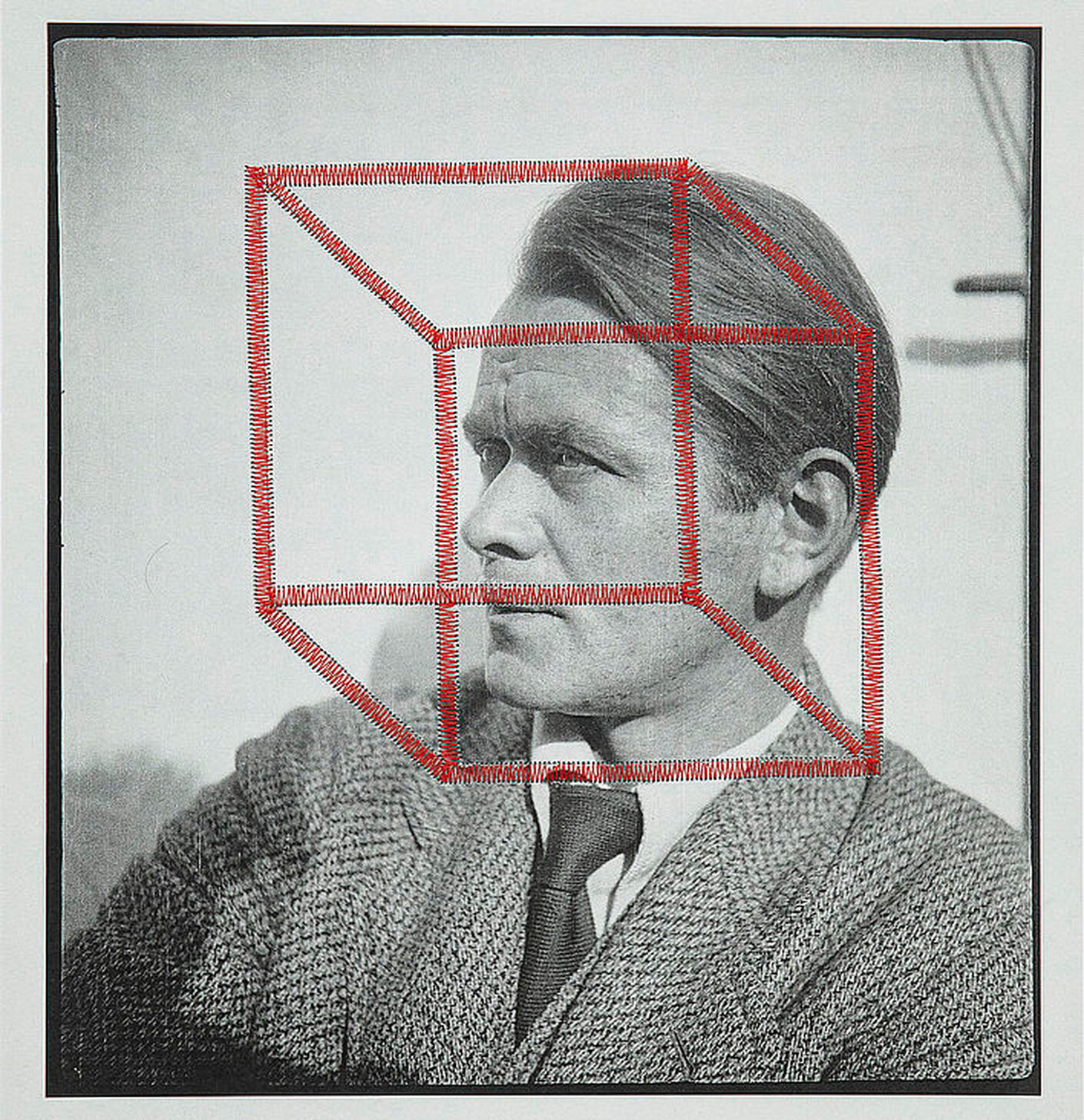 当代艺术家玛吉特（Margit Jäschke）对迪克曼照片的拼贴创作。