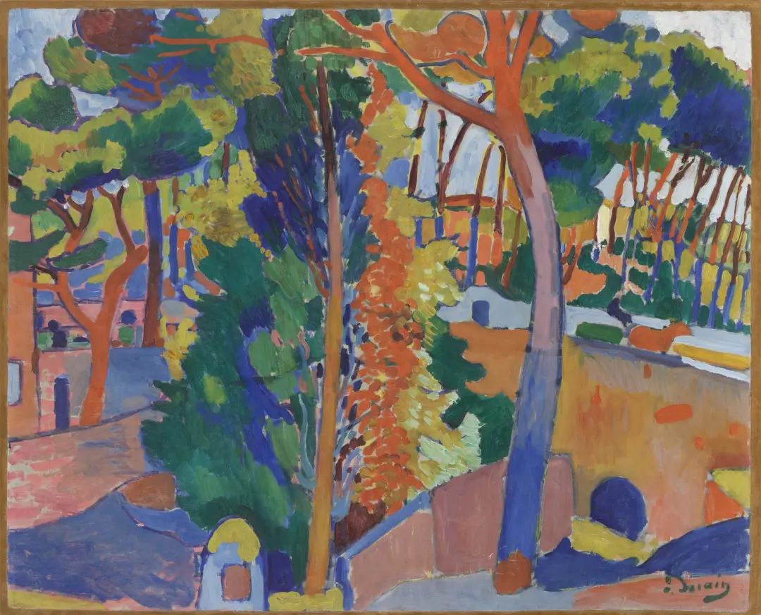 安德列·德兰 (André Derain) 《里奥河上的桥》（Bridge over the Riou），1906