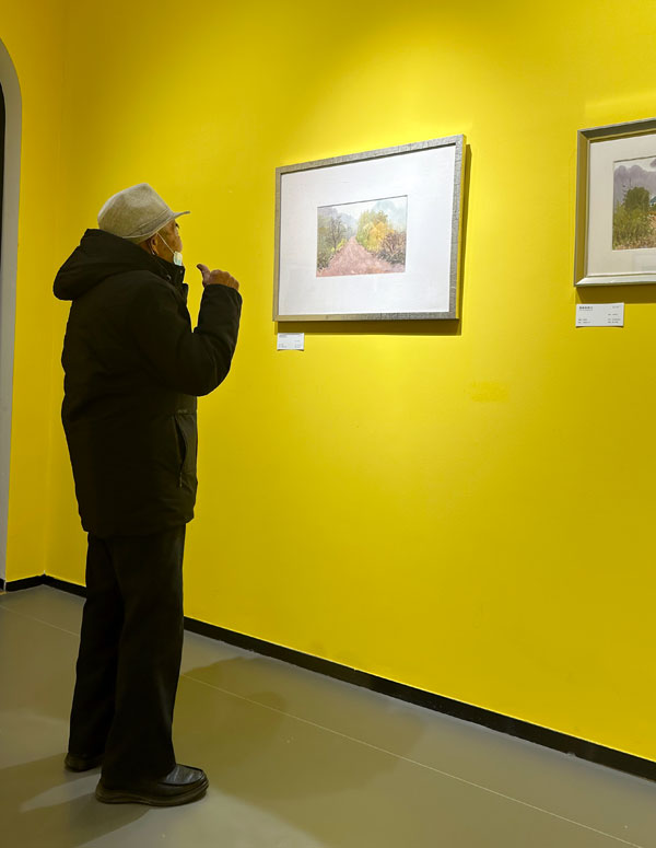 郑州的秋天——马东阳水彩画、油画艺术展在郑州山海美术馆举办