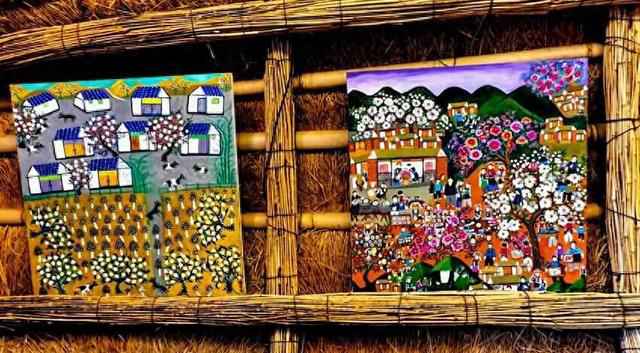 “老”厉害了!云南大理92岁白族奶奶逆袭为画家