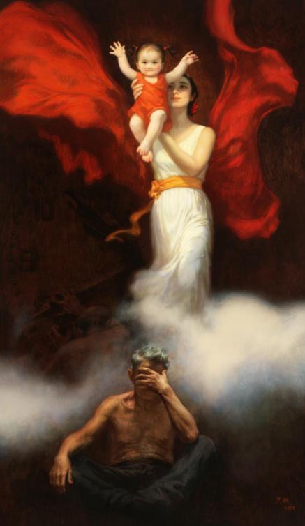 “心境四季——王忻、杨学光、刘桢、王军香油画作品展”开幕