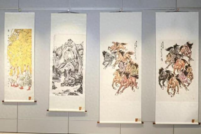 北京东城苏州姑苏名家书画邀请展开幕