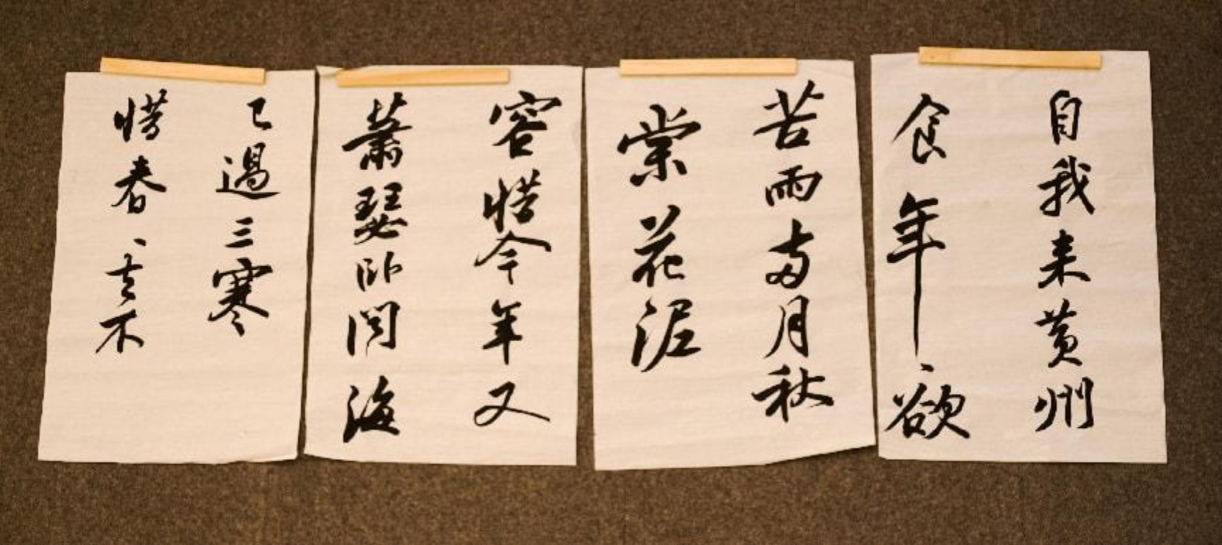 26 黄鸿琼老师现场临摹苏轼《黄州寒食帖》