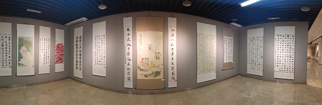 绘万里河山 颂百年辉煌 柳市举办国庆书画作品展