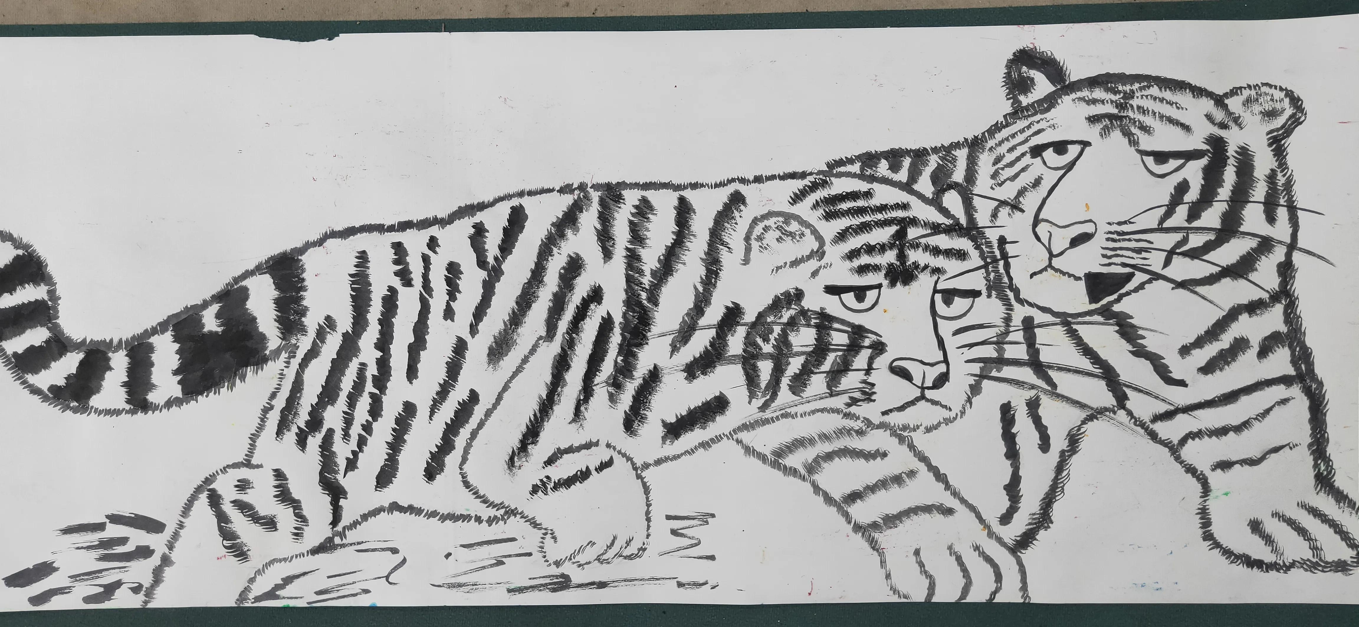 虎虎生风庆新年——当代风艺术馆小画家画虎贺岁活动小记