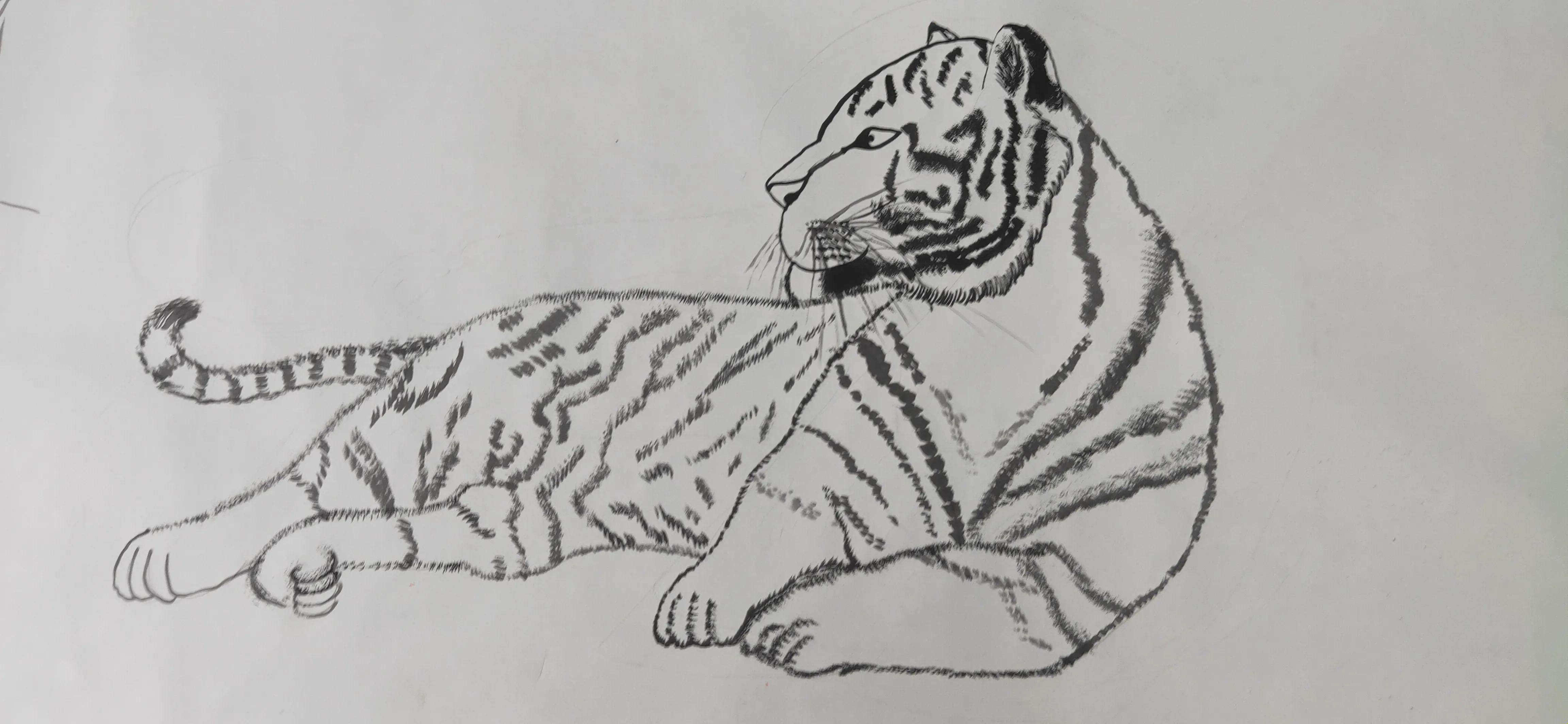 虎虎生风庆新年——当代风艺术馆小画家画虎贺岁活动小记
