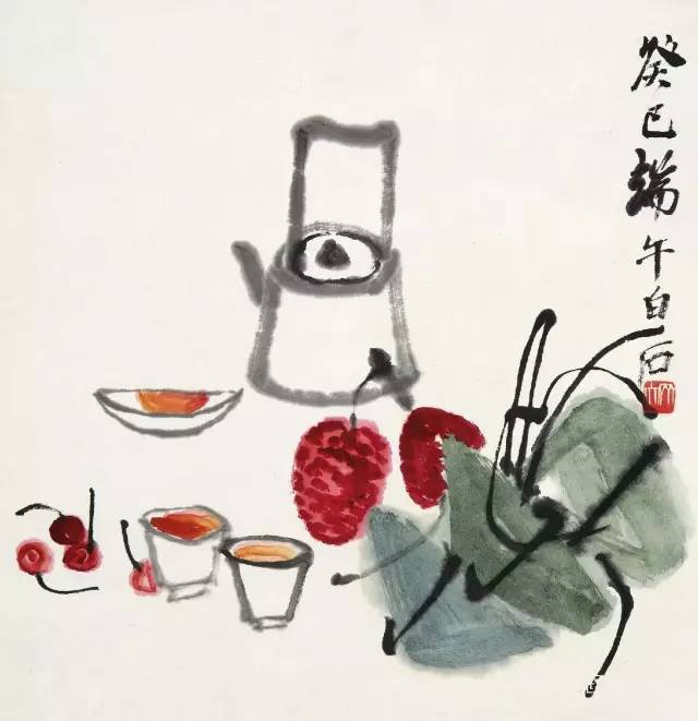 10位国画大师的端午画 