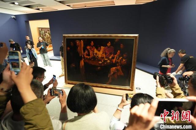 陈逸飞“海上旧梦”系列巅峰之作《玉堂春暖》开箱布展