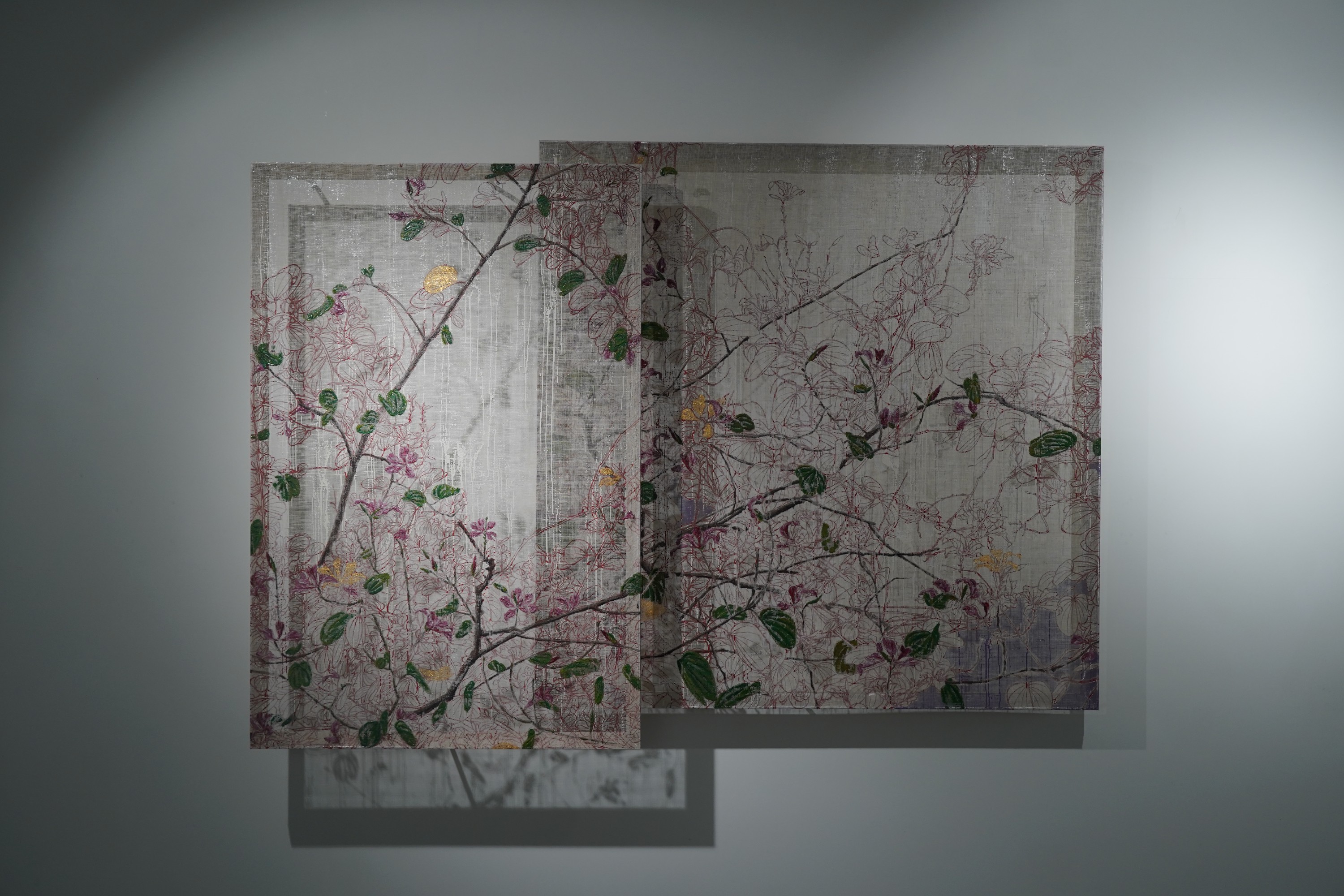 「紫色和花」系列部分作品，均已被收藏1.jpg
