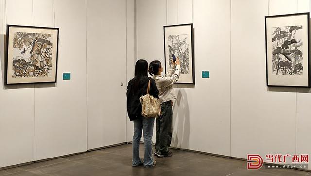 “自然的韵致——乔宜男中国画作品展”在广西书画院展出