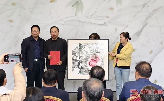 “自然的韵致——乔宜男中国画作品展”在广西书画院展出