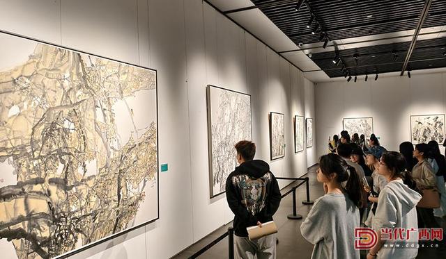 “自然的韵致——乔宜男中国画作品展”在广西书画院展出