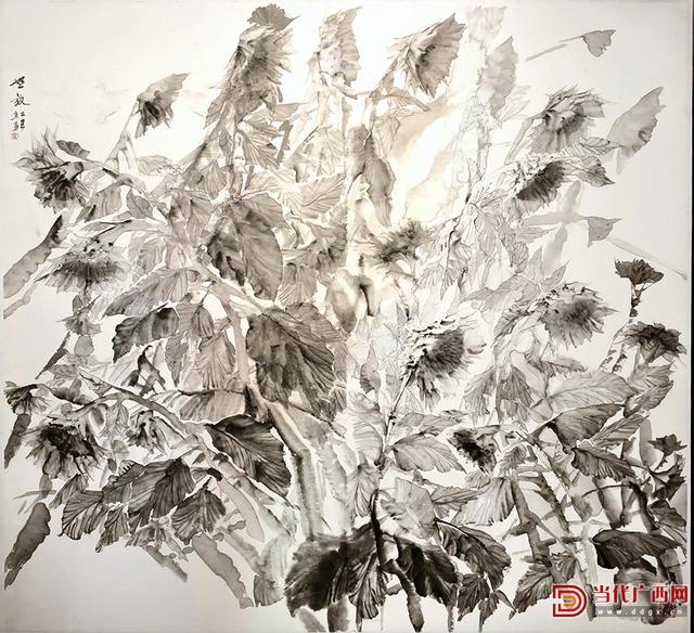 “自然的韵致——乔宜男中国画作品展”在广西书画院展出